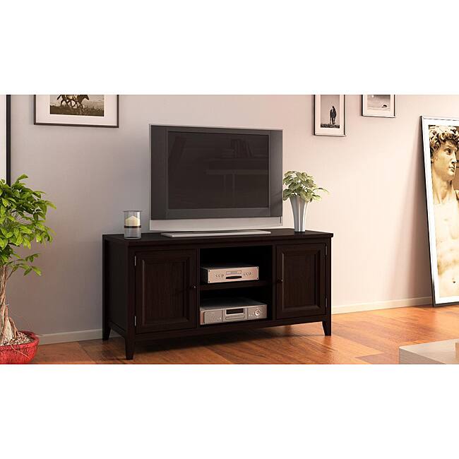 Espresso 50-inch Plasma TV LCD Stand/ Media Console