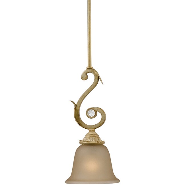 Winslow Champagne Finish 1 light Pendant