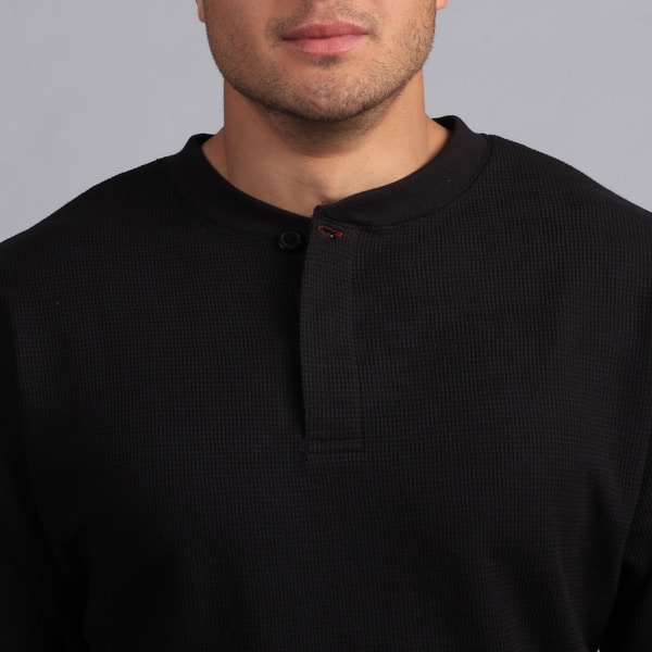 Farmall IH Men/'s Thermal Henley Shirt