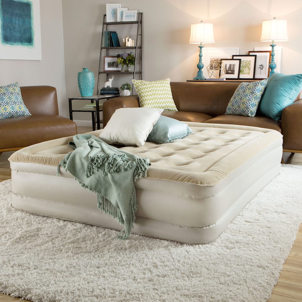 Serta Raised Queen Airbed with Insta III AC Pump