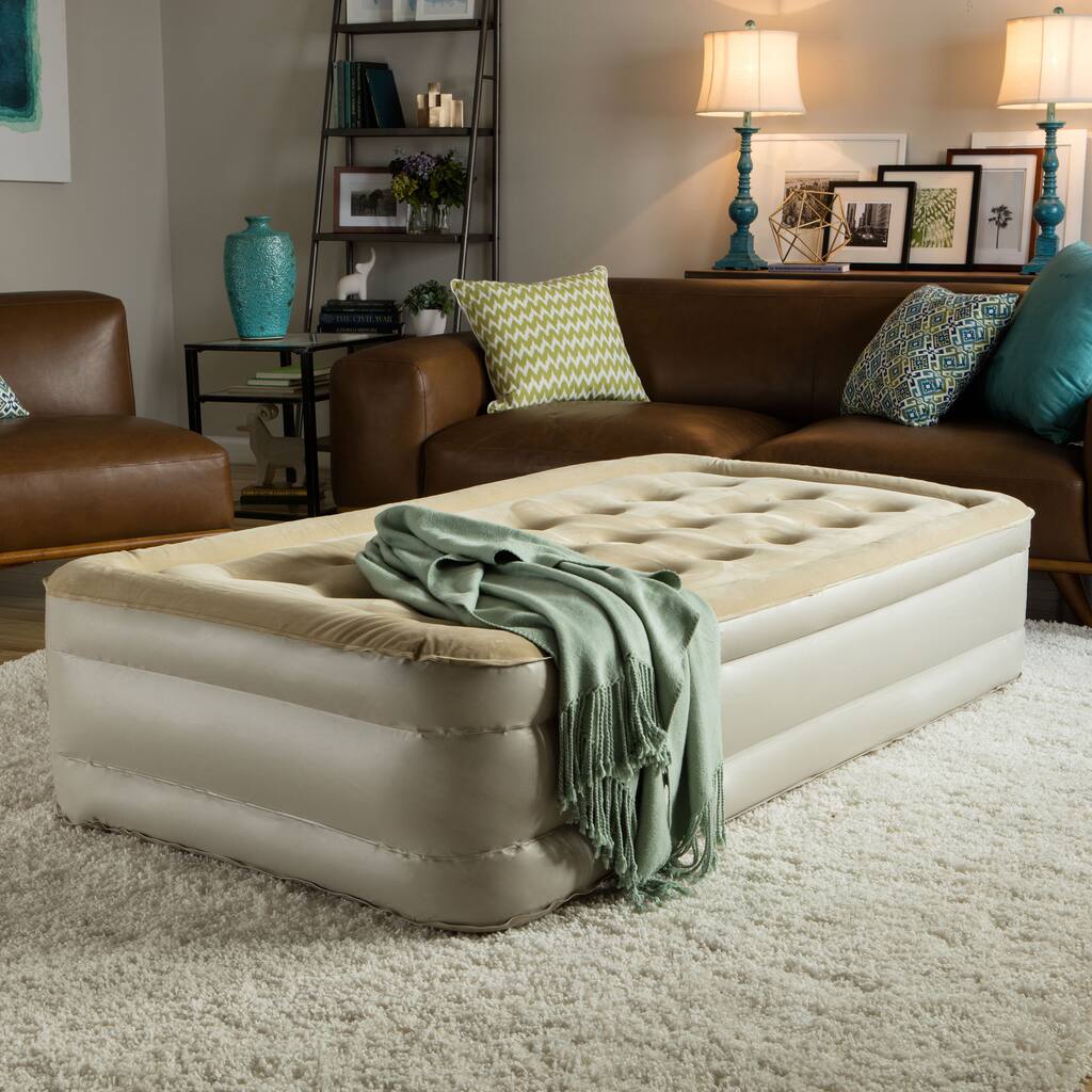 Serta Raised Twin-size Airbed with Insta III AC Pump