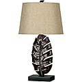 Ranaldo 26-inch Mottled Bronze Table Lamp