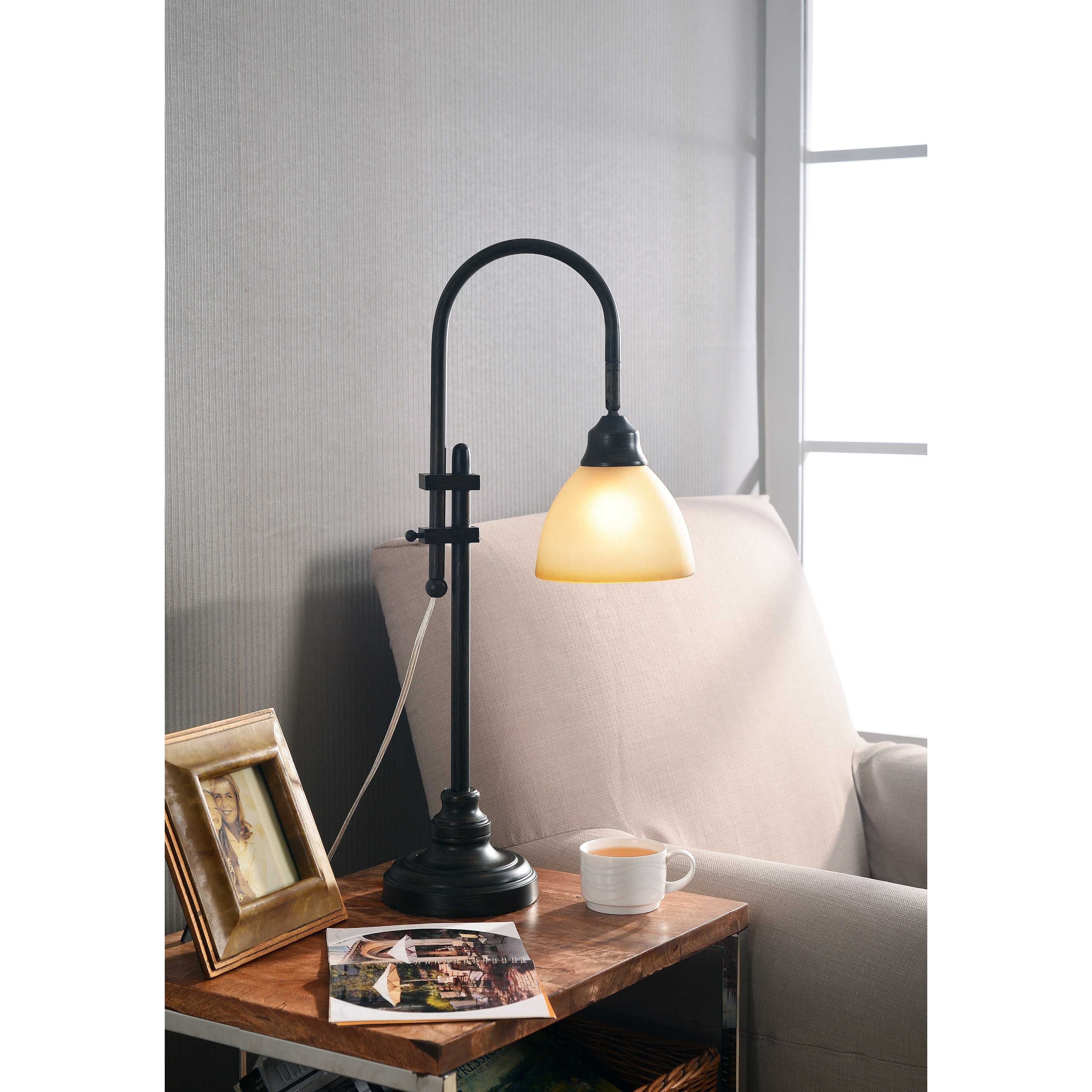 Shop Copper Grove Kinver 28 Inch Bronze Heritage Finish Desk Lamp