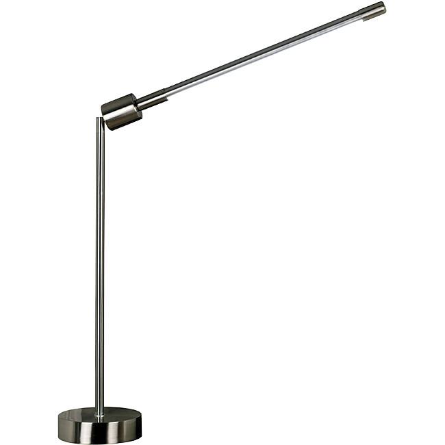 Belew 52-inch Adjustable Brushed Steel Table Lamp
