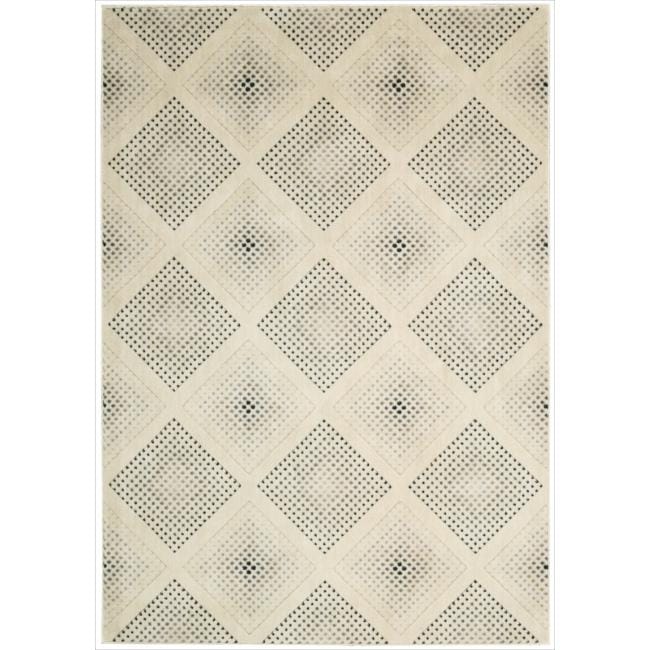 Nourison Utopia Beige Abstract Rug (79 X 1010)