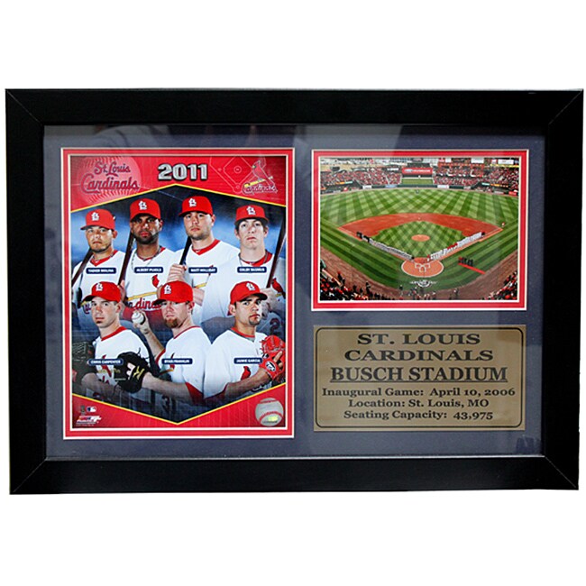 St. Louis Cardinals 2011 Photo / Field Stat Frame