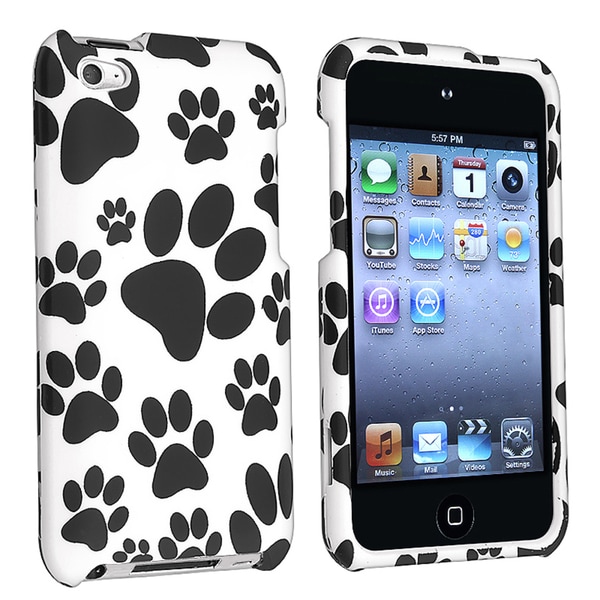 INSTEN Snap-on Rubber Coated iPod Case Cover for Apple iPod Touch 4th Generation