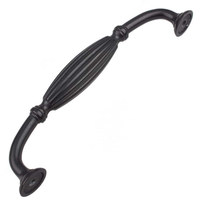 GlideRite 5-inch Oil Rubbed Bronze Fluted Cabinet Pull (Case of 25)