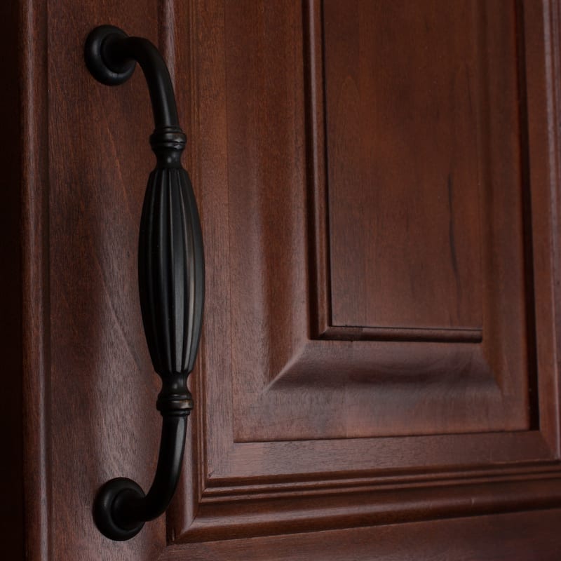 GlideRite 5-inch Oil Rubbed Bronze Fluted Cabinet Pull (Case of 25)