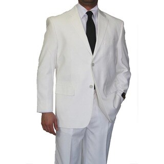 Ferrecci's Men's Off-White 2-piece Suit - Free Shipping Today ...