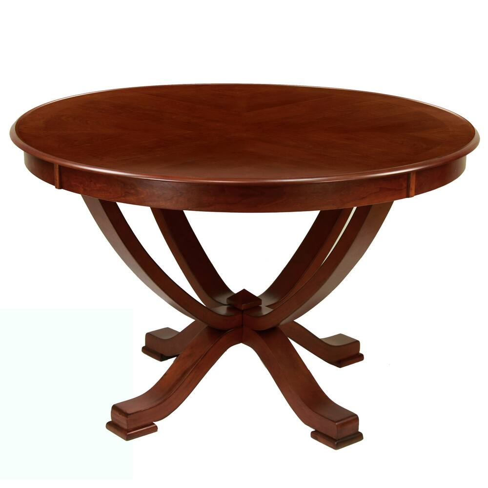 Furniture of America Tild Transitional Cherry 48-inch Dining Table - Cherry Brown