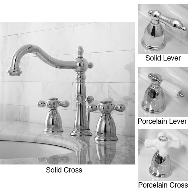 Victorian Chrome Widespread Bathroom Faucet