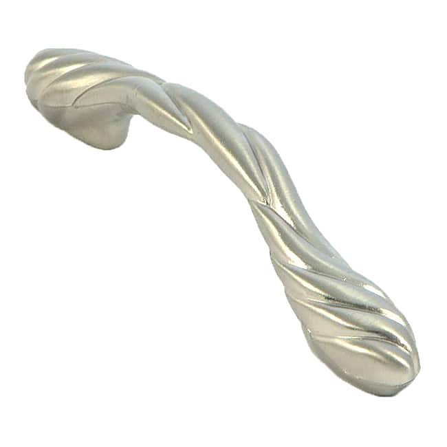 Stone Mill Hardware Satin Nickel Cabinet Hardware Braided Pulls (Set of 10)
