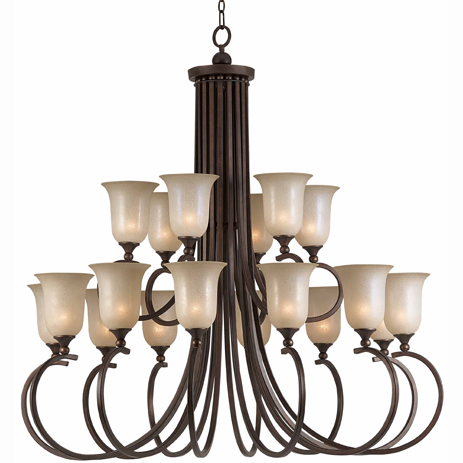 Lacosta 18 light English Bronze Chandelier