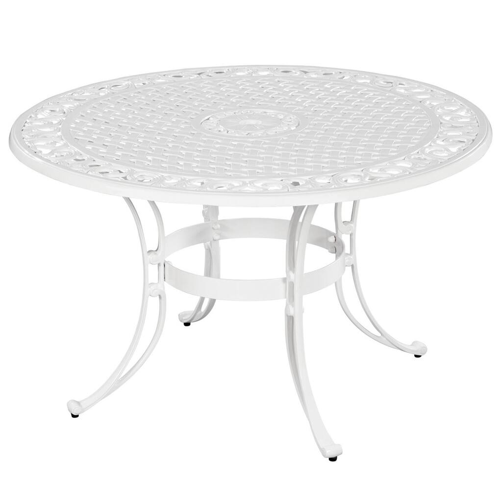 Biscayne Cast Aluminum 42-inch Outdoor Dining Table by Home Styles