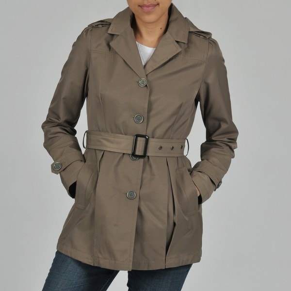 Shop Buffalo Women's Single Breasted Belted Trench - Free Shipping ...
