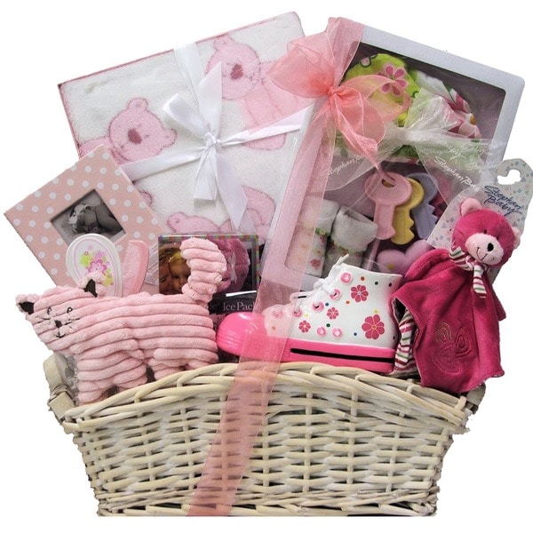 Shop Great Arrivals Beautiful Baby Girl Gift Basket - Free Shipping ...