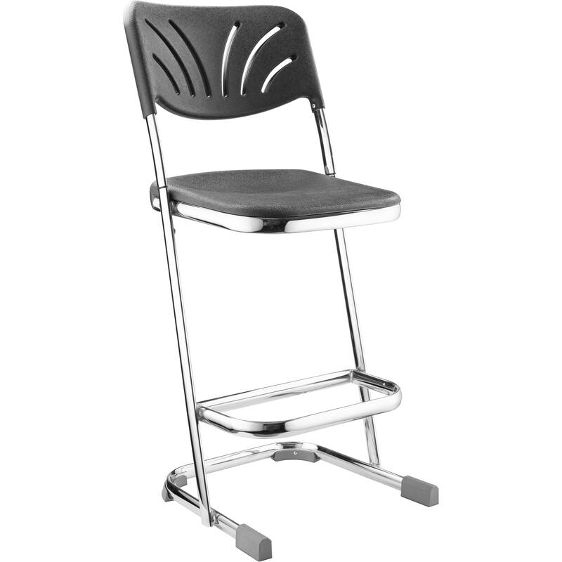 NPS 24-inch Z Stool With Backrest - Black