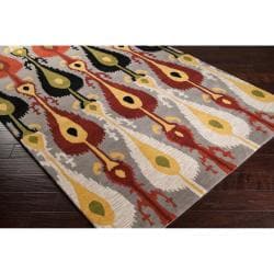 Hand tufted Gray Mercury55 Wool Rug (5' x 8') 5x8   6x9 Rugs