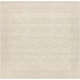 preview thumbnail 105 of 105, Hand Loomed Odessa Solid Bordered Tone-On-Tone Wool Area Rug 8' Square/Surplus - Ivory - Square