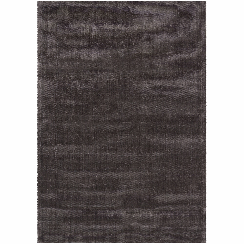 Handwoven Polyester Mandara Brown Shag Rug (79 X 106)