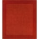 preview thumbnail 50 of 105, Hand Loomed Odessa Solid Bordered Tone-On-Tone Wool Area Rug 8' Square/Surplus - Orange - Square