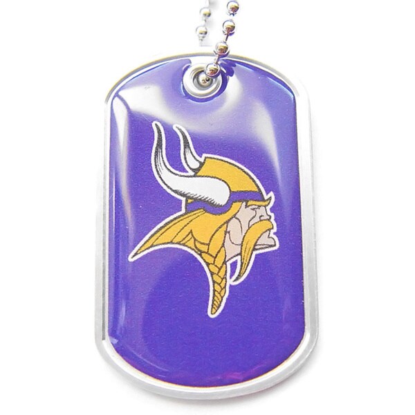 NFL Dog Tag Domed Necklace Charm