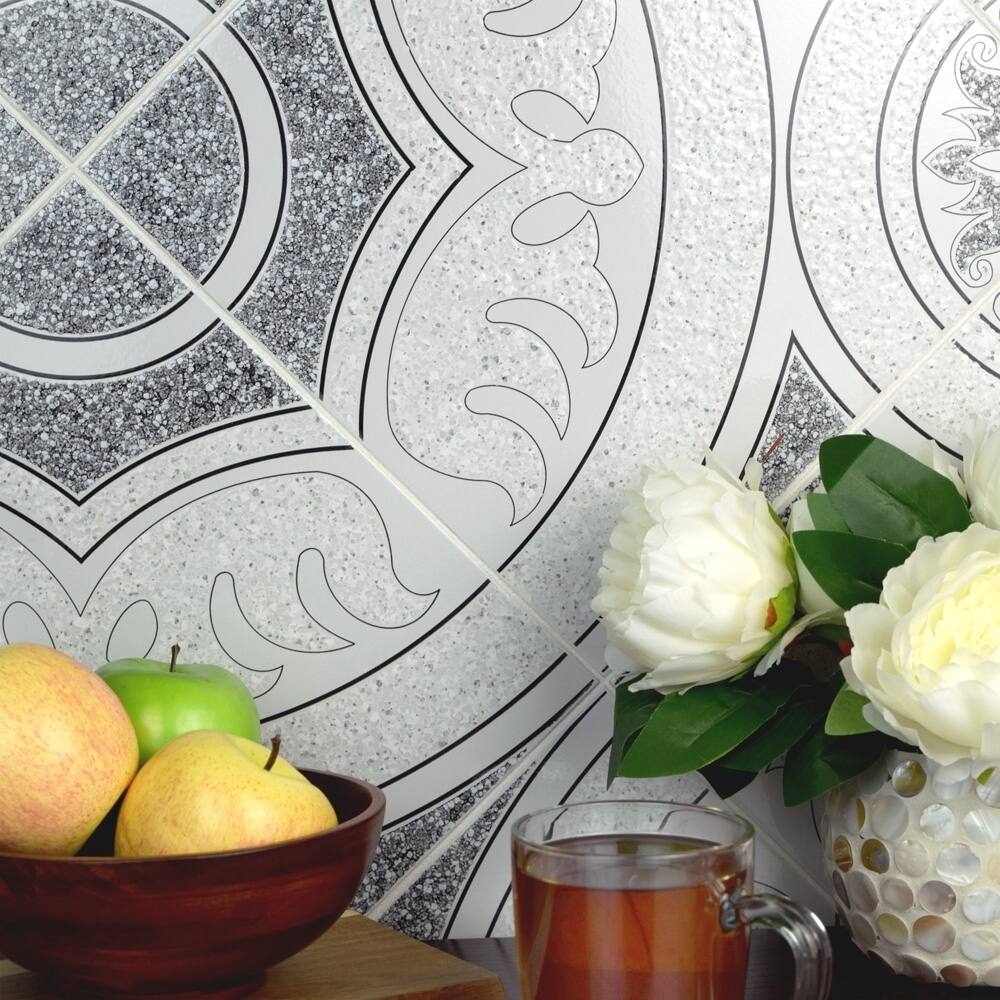 Merola Tile 12.5x12.5-inch Sonaba Nero Ceramic Floor and Wall Tile (10 tiles/11.29 sqft.)