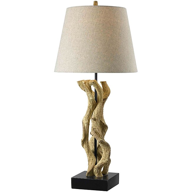 Lynch 32 inch Wood Grain Finish Table Lamp