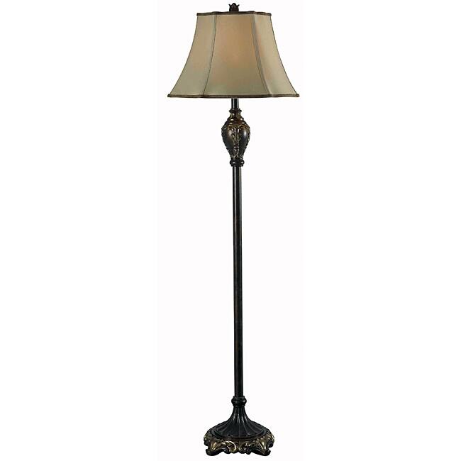 Perkins 62-inch Bronzed Gold Finish Floor Lamp