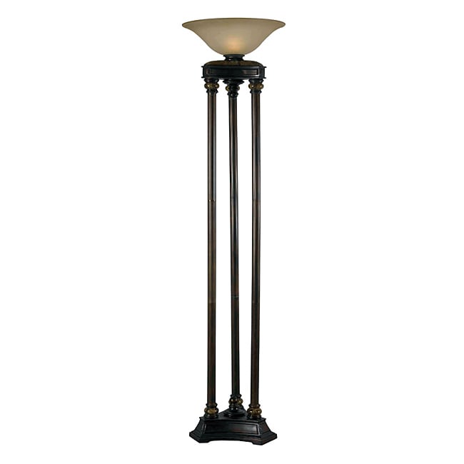 Sabine 72 inch Oil Rubbed Bronze 3 pole Torchiere