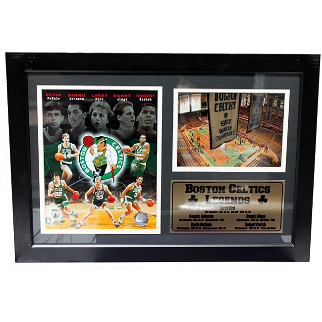 Boston Celtics Legends Photo Stat Frame (12 x 18)
