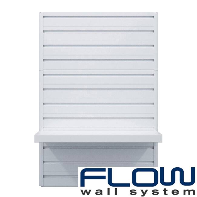 Flow Wall Decor White Shelf