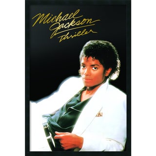 Michael Jackson 'Thriller Album' Gel-textured Art Print - Bed Bath ...