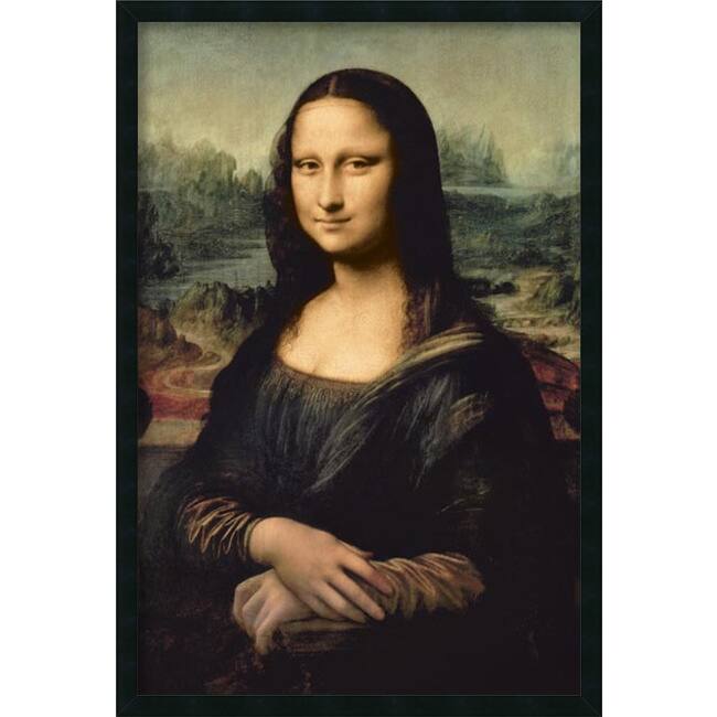 Leonardo da Vinci 'Mona Lisa, C.1503-5' Framed Art Print with Gel Coated Finish
