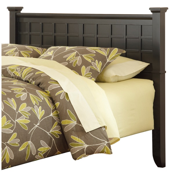 Shop Arts and Crafts Black Queen/Full Headboard by Home Styles Free