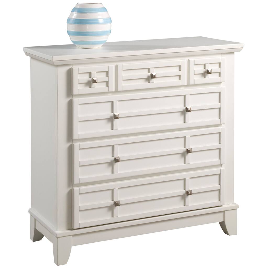Arts & Crafts White Chest by Home Styles