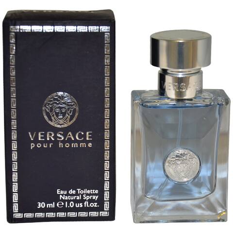Versace Pour Homme Men's 1-ounce Eau de Toilette Natural Spray