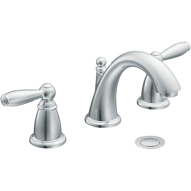 Shop Moen Brantford Low Arc Chrome Bathroom Faucet - Free ...