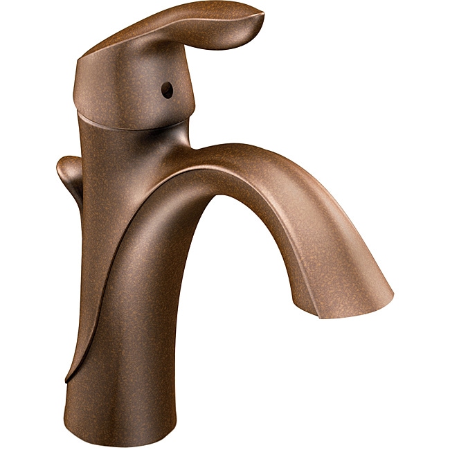 Moen 6400orb Eva One handle Oil Rubbed Bronze High Arc Bathroom Faucet