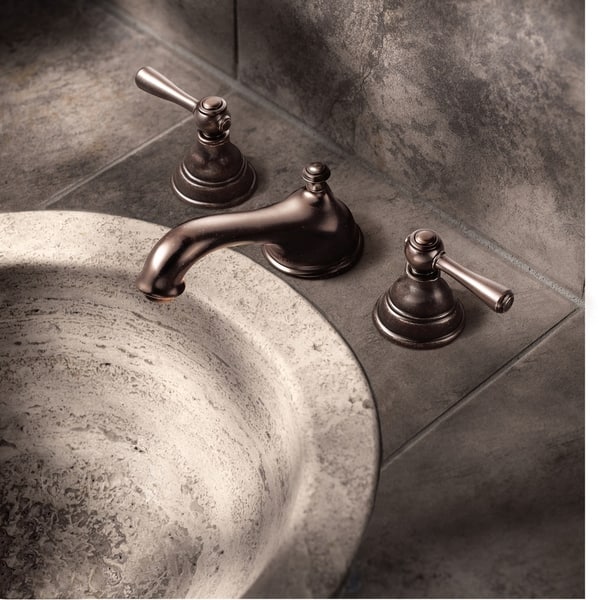 Shop Moen Kingsley Two Handle Bathroom Faucet Oil Rubbed Bronze