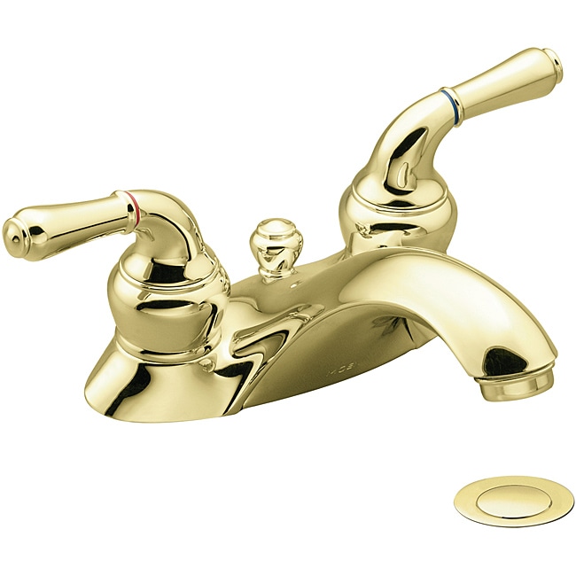 Moen 4551P Monticello Two-Handle Bathroom Faucet with ...