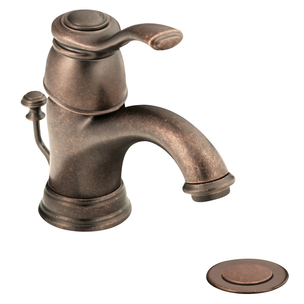 Shop Moen Kingsley One Handle Bathroom Faucet Oil Rubbed Bronze