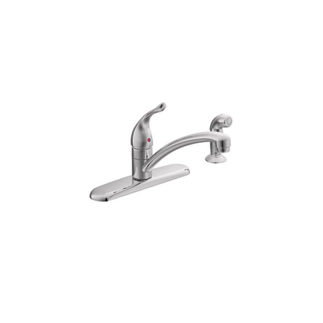 Shop Moen 7430 'Chateau' Chrome Kitchen Faucet with Hand Shower Free