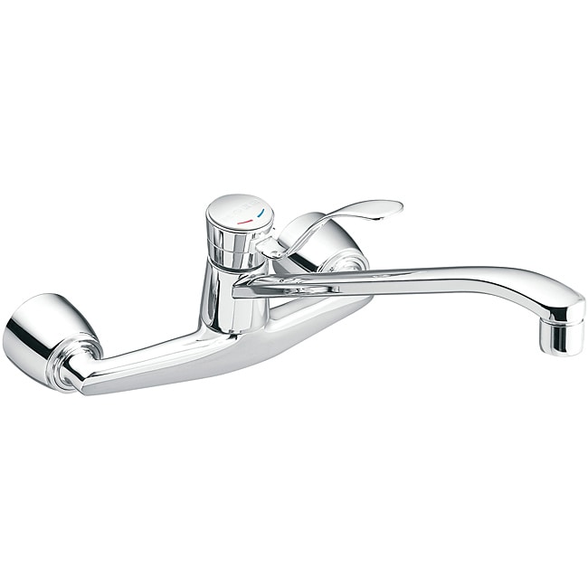 Moen 8714 One-Handle Kitchen Faucet Chrome - Free Shipping ...