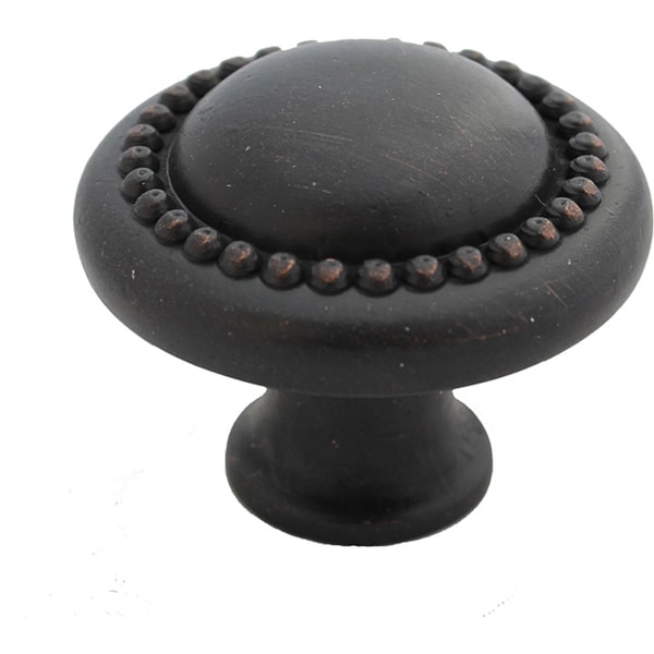 Satin Nickel Vs Oil Rubbed Bronze How To Nest For Less Gliderite 1 25 Inch Oil Rubbed Bronze Round Beaded Cabinet S Case Of