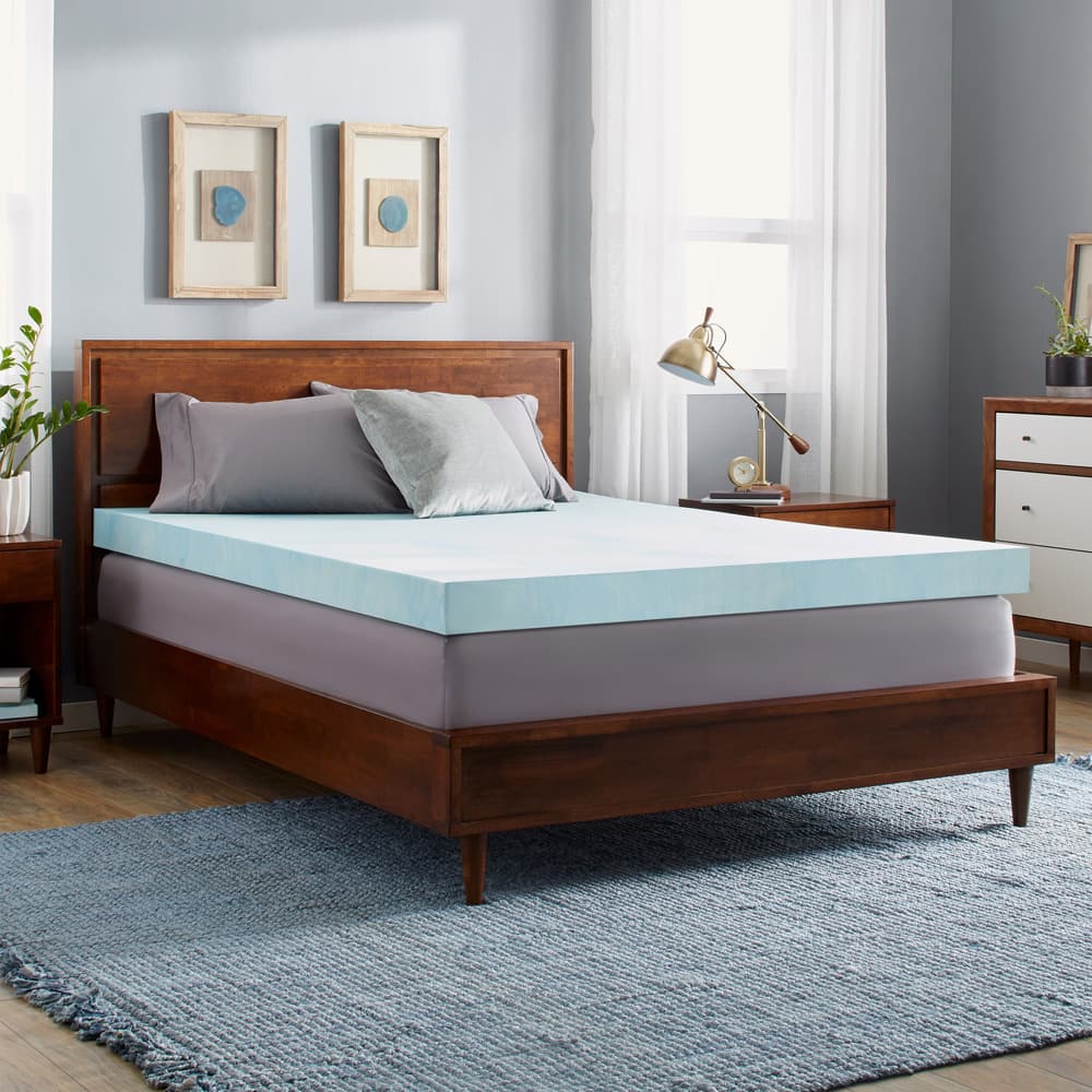 Slumber Solutions 4-inch Gel Memory Foam Mattress Topper