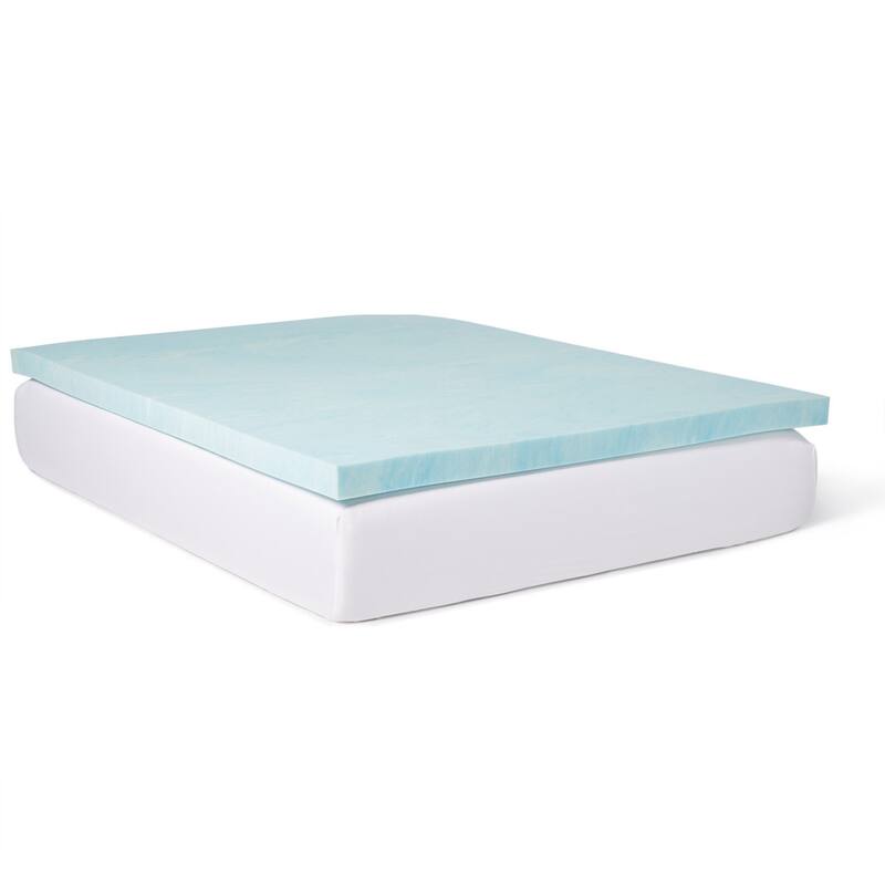 Slumber Solutions Gel Memory Foam Mattress Topper - Multiple Thickness Options - Twin - 3 Inch