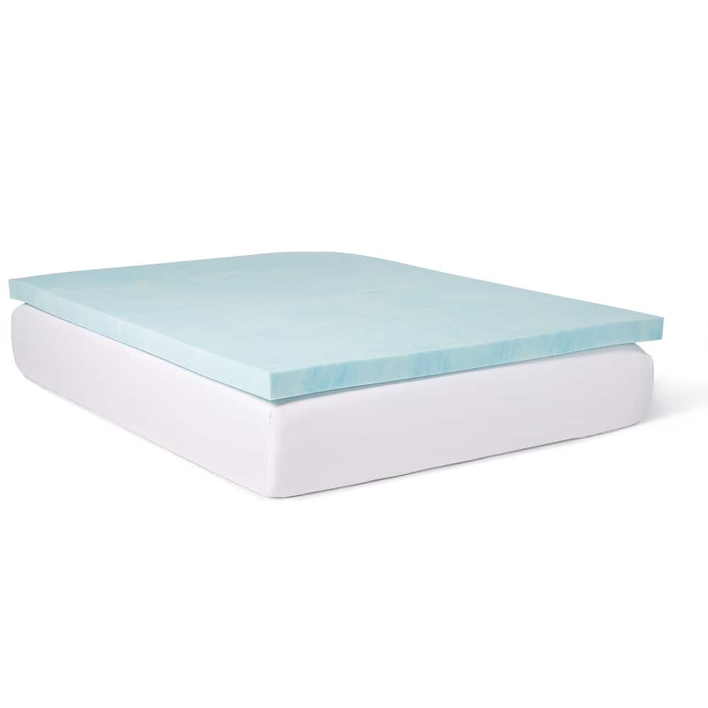 Slumber Solutions Gel Memory Foam Mattress Topper - Multiple Thickness Options
