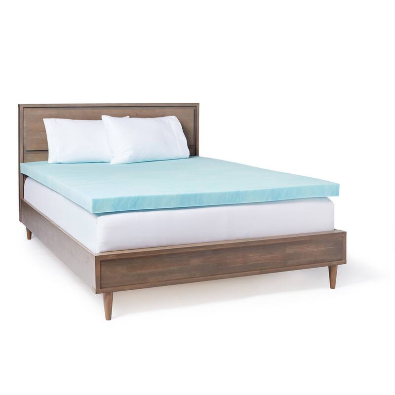 Slumber Solutions Gel Memory Foam Mattress Topper - Multiple Thickness Options